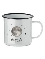 Personalizovaný retro plecháček s měsíční fází Personalizovaný retro plecháček s měsíční fází