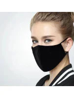 Dvojvrstvová rúška čierna - Hurt