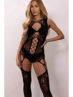 Dámský bodystocking Kelly černý - Pure Sin