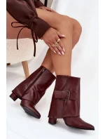 Topánky na podpätku model 222489 Step in style