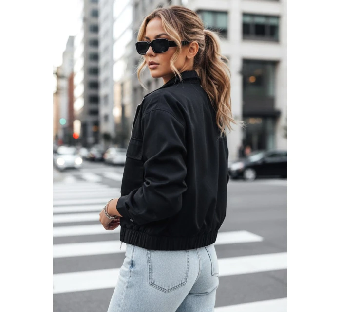 Dámska prechodná bunda ISTAN black FashionStreet TY4185