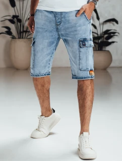 Pánske džínsové šortky modré Dstreet SX2553