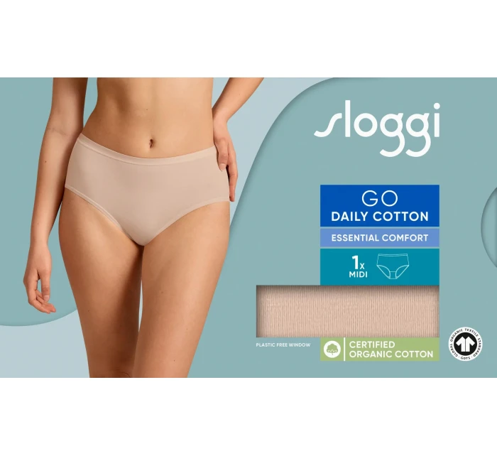 sloggi GO Daily Cotton Midi - BROWN - SLOGGI BROWN - SLOGGI sloggi GO Daily Cotton Midi - BROWN - SLOGGI BROWN - SLOGGI
