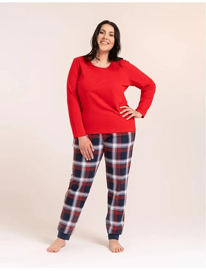Pyžamo model 22547531 dlouhé rukávy, velikosti S–3XL - Moraj