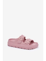 Dámské Pěnové Pantofle Na Platformě Růžové model 21697847 - EVENTO