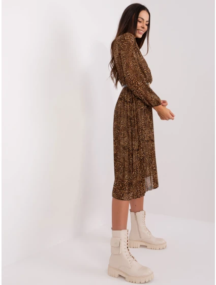 Šaty DHJ SK 10536N 3.31X hnedá