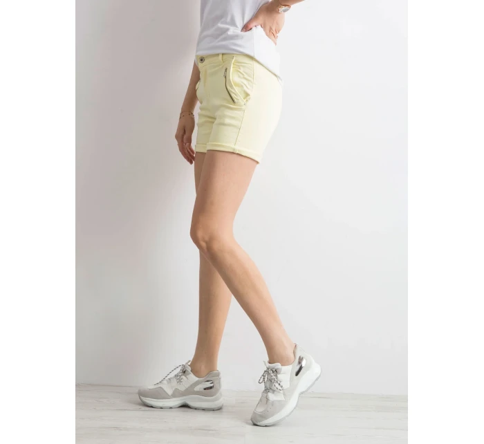 Šortky JMP SN 759 4.13P jasne žltá
