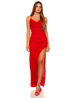 Sexy KouClaMaxi evening gown with WOW!back cutout