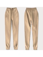 Světle béžové teplákové kalhoty model 21481308 - J.STYLE
