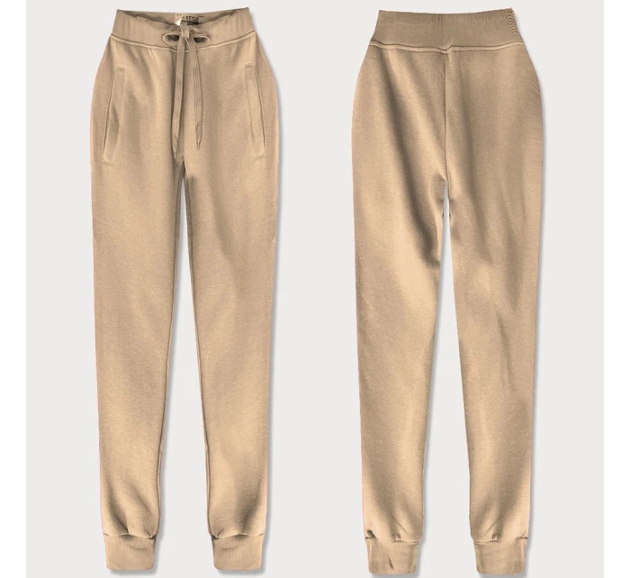 Světle béžové teplákové kalhoty model 21481308 - J.STYLE