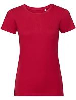 Russell Athletic 108F Dámske tričko Pure Organic 10.108F classic red Russell Athletic 108F Dámske tričko Pure Organic 10.108F classic red