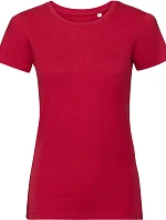 Russell Athletic 108F Dámske tričko Pure Organic 10.108F classic red
