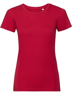 Russell Athletic 108F Dámske tričko Pure Organic 10.108F classic red