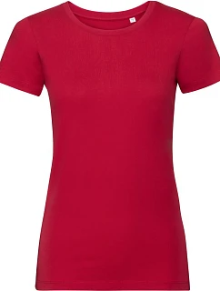 Dámské tričko Pure Organic 10. classic red model 22464516 - Russell Athletic