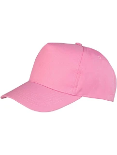 Result Headwear RC 084X 5-panelová čiapka s kšiltom 28.084X ružová
