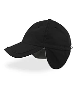 6 panelová kšiltovka s ochranou uší black model 22479570 - Atlantis Headwear 6 panelová kšiltovka s ochranou uší black model 22479570 - Atlantis Headwear