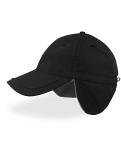 6 panelová kšiltovka s ochranou uší black model 22479570 - Atlantis Headwear