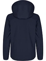 Classic Softshell Jkt Jr Dětská 3vrstvá softshellová bunda s kapucí model 22471116 dark navy - Clique