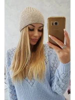 Tenká čiapka Grace K211 svetlo béžová Tenká čiapka Grace K211 svetlo béžová