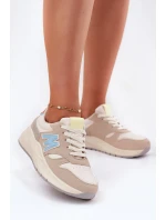Dámské Sneakersy Na Platformě Béžové model 21693358 - EVENTO