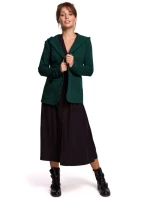 Blejzr s kapucí z úpletu černý model 15105755 - BeWear Blejzr s kapucí z úpletu černý model 15105755 - BeWear