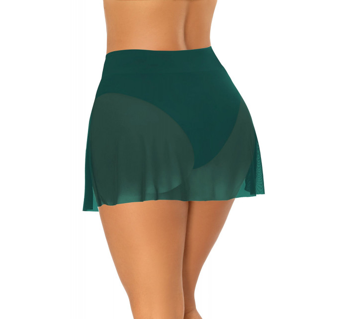 Dámska plážová sukňa Skirt 4 D98B - 7 tm. zelená - Self