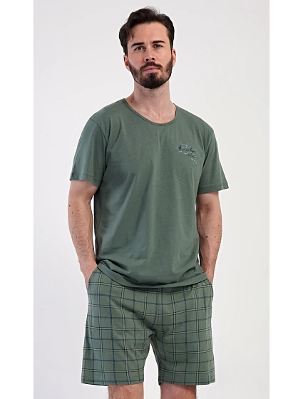 Dámské pyžamo dlouhé model 22406873 - Vienetta MAN Dámské pyžamo dlouhé model 22406873 - Vienetta MAN