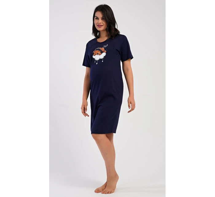 Dámská noční košile mateřská Méďa na model 21417120 - Vienetta Dámská noční košile mateřská Méďa na model 21417120 - Vienetta