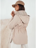 Dámska bunda BEGET béžová FashionStreet TY4263