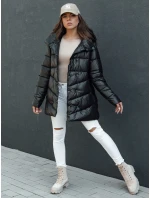 Dámský prošívaný zimní kabát černý Dstreet model 21979621 - FashionStreet