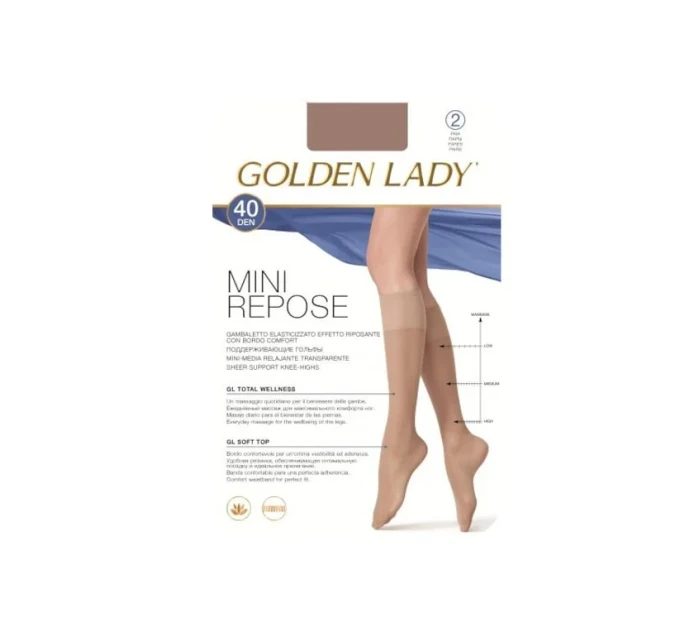 Dámské podkolenky Mini model 7459320 40 den A'2 - Golden Lady