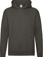 Fruit of the Loom Premium Hooded Sweat Pánska mikina s kapucňou 16.2152 charcoal