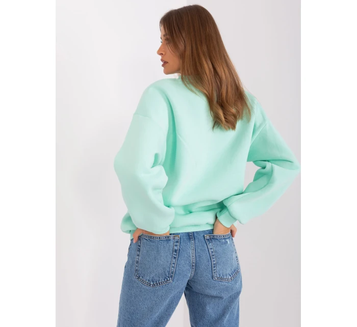 Bluza EM BL 617 model 18987587 mietowy - FPrice Bluza EM BL 617 model 18987587 mietowy - FPrice