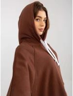 Dámska mikina EM BL 695.25x hnedá - FPrice