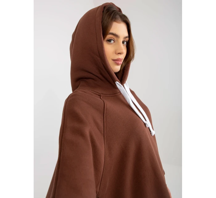 Dámska mikina EM BL 695.25x hnedá - FPrice