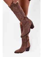 Topánky na podpätku model 223006 Krok vo veľkom štýle