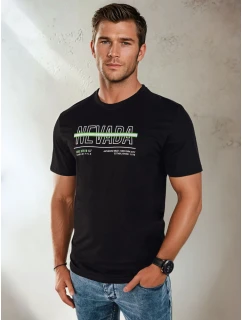 Pánské tričko s potiskem černé Dstreet model 21973883 - FashionStreet