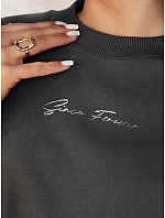 Dámská mikina v grafitové barvě Dstreet model 21975379 - FashionStreet