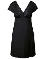 Nočná košeľa Estera black - NIPPLEX