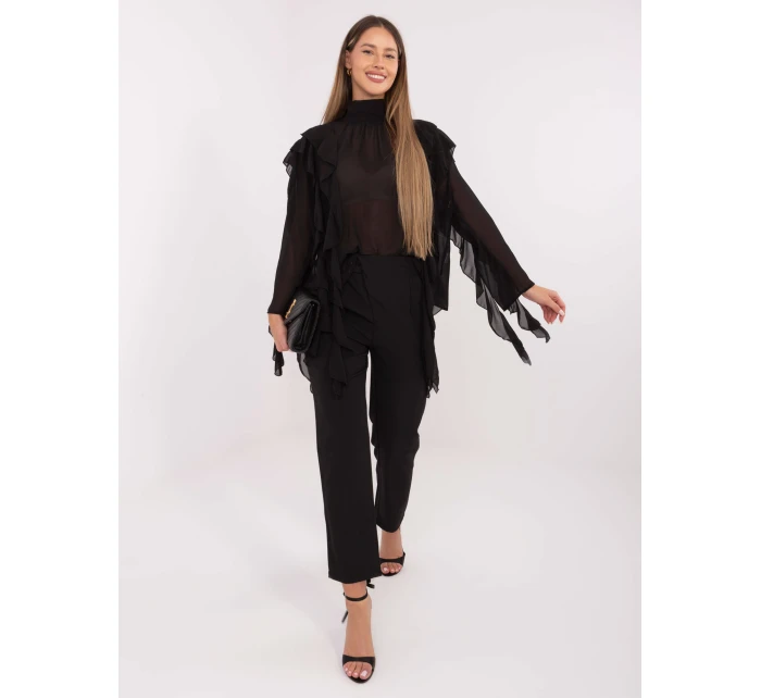 Blúzka PM BZ J1005.25 čierna Blúzka PM BZ J1005.25 čierna