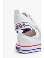Detské tenisky na suchý zips Big Star White Detské tenisky na suchý zips Big Star White
