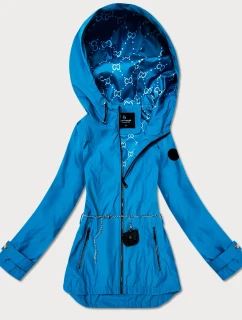 Damska kurtka z łańcuszkiem Goodlookin niebieska (KK6021-3)