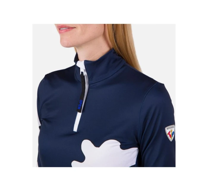 Rossignol Tričko W Booster 1/2 Zip Top modré dámske Rossignol Tričko W Booster 1/2 Zip Top modré dámske