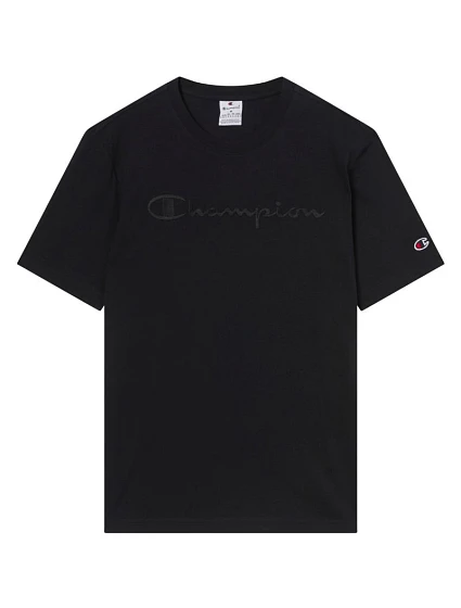 Pánské tričko Champion SS Tee black 220273 KK001 pánské Pánské tričko Champion SS Tee black 220273 KK001 pánské