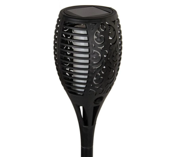 SOLÁRNA BATERKA TANCUJÚCE PLAMENE 12X12X78CM 36 LED XXXL