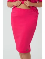 Talianska móda Stella midi farba: fuchsiová