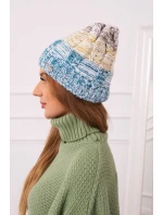 Fleecová čiapka Dolores K303 marine+kiwi+brown Fleecová čiapka Dolores K303 marine+kiwi+brown