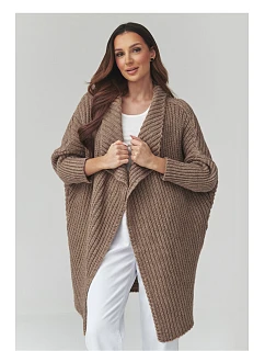 Zapínanie svetra model 226877 Makadamia