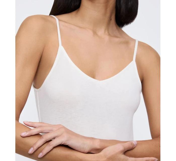 Beauty Layers Spaghetti Top Wool - WHITE - TRIUMPH WHITE - TRIUMPH