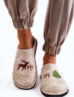 Domácí pantofle Big Star model 21600988 béžová - Big Star Shoes